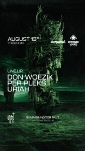 Summer Indoor Rave with Don Woezik & Per Pleks